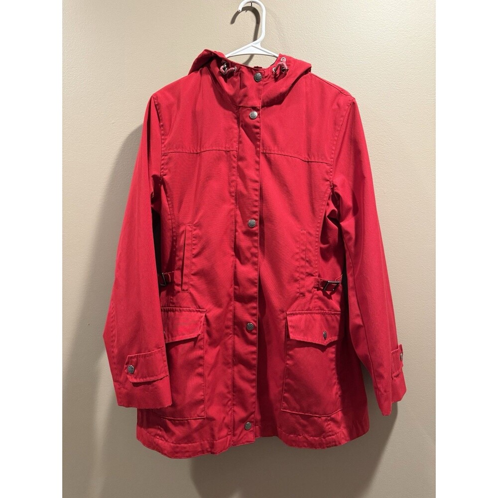 1 Madison Water Resistant Hooded Rain Jacket Women's Size Small